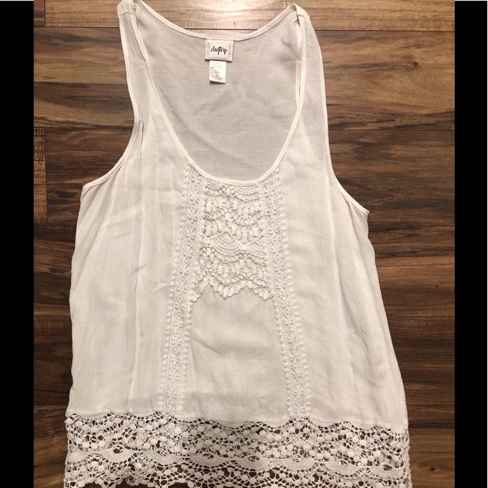 Lace tank
